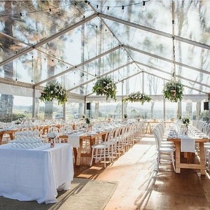 Romantic Transparent Marriage Party Tent For Outdoor Wedding