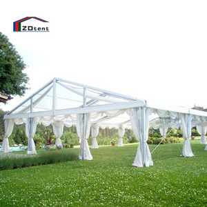 Heavy duty clear top roof canopy tent aluminum material marquee luxury wedding party tent