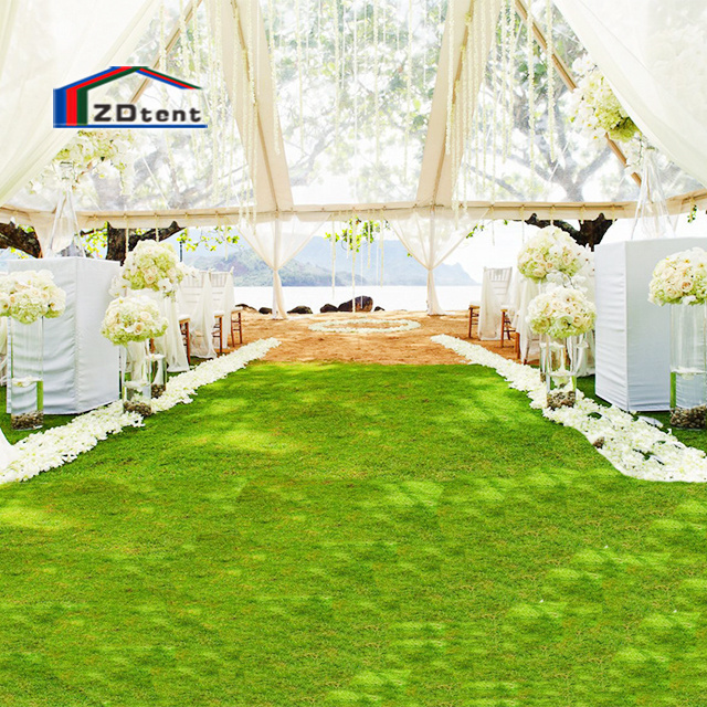 Heavy duty clear top roof canopy tent aluminum material marquee luxury wedding party tent