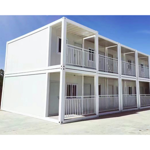 40ft Light Steel Modular Prefab Glass House for Home Hotel Apartment Living Room Sandwich Panel Shipping Container