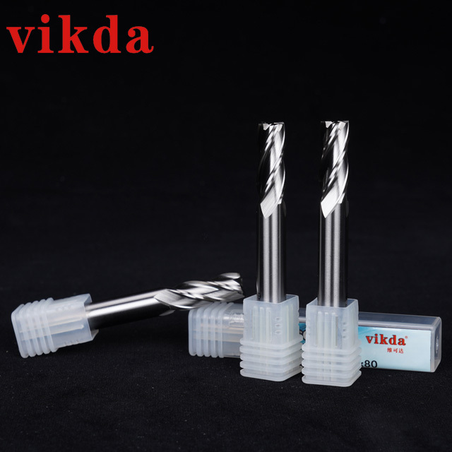 VIKDA HSS Co8 4F End Mills / HSS M42 End Mills /MG Micro Grain Carbide milling cutter OEM