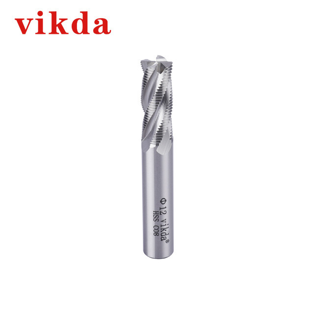 VIKDA HSS Co8 Rough Fine End Mills / for Finishing Roughing cutter thread mill OEM