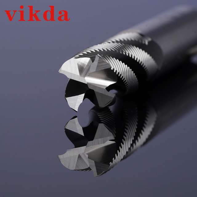 VIKDA HSS Co8 Rough Fine End Mills / for Finishing Roughing cutter thread mill OEM