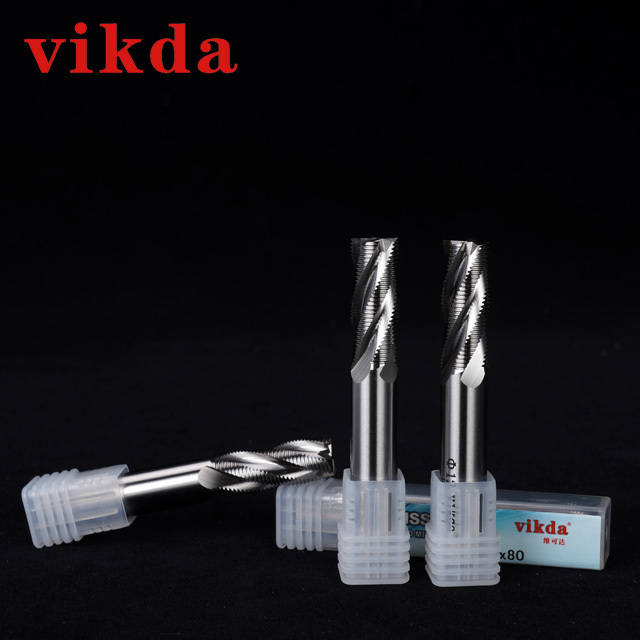 VIKDA HSS Co8 Rough Fine End Mills / for Finishing Roughing cutter thread mill OEM