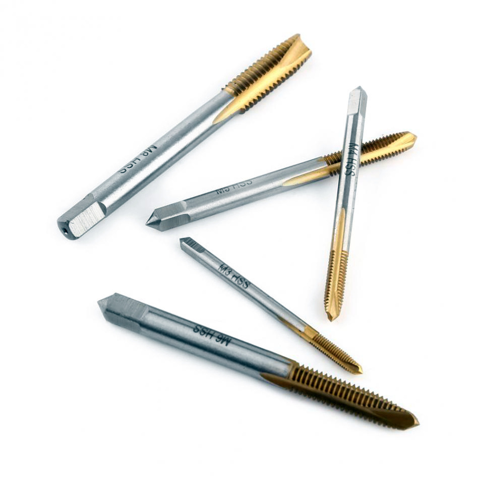 vikda threading tools solid Carbide straight fluted taps for soft structural steels hss standard taps VKD-FT1058