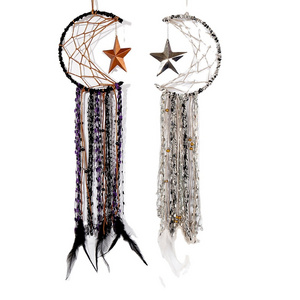 New moon bell pendant home door decoration handicraft car pendant handmade wind chime dream catcher wholesale