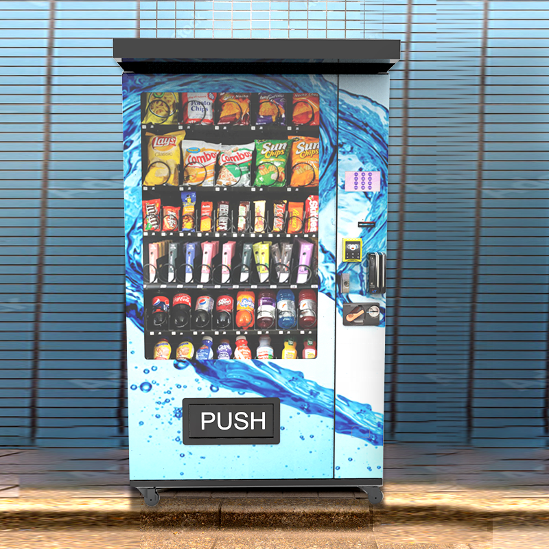 High Quality Coin Operated Drinks and Snacks Vending Machine Soda and Beverage Machine Vending for Business