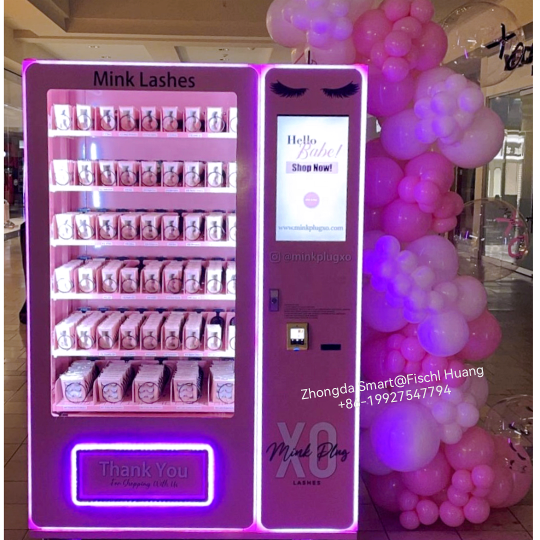 21.5 Inches Touch Screen Beauty Vending Machine Women Sanitary Pad Napkin Tissue Towel Vending Machine