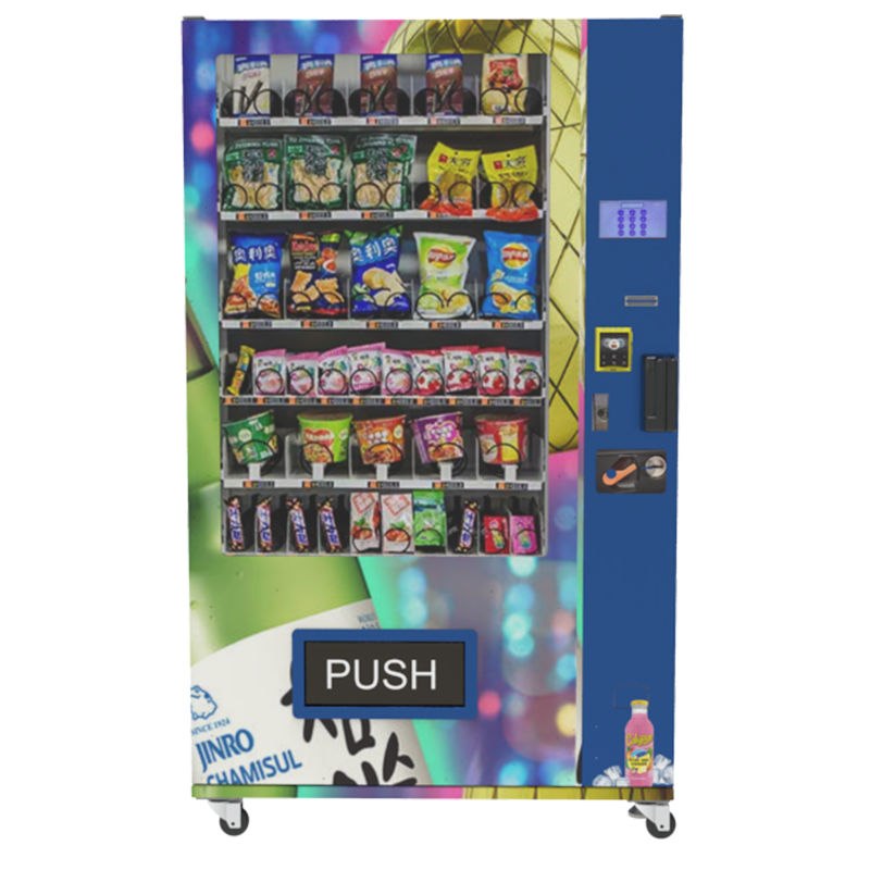 smart condom  vendo machine combo protein shake food and drink vending machine for foods and drinks