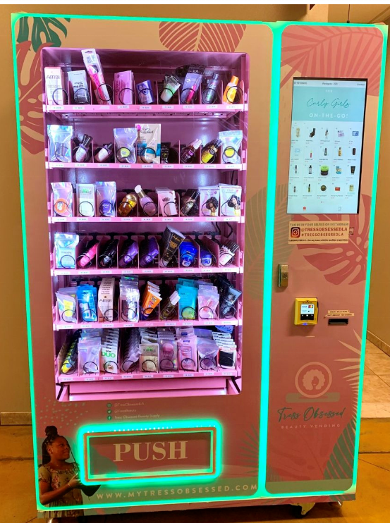 Wholesale beauty lashes hair Vending Machine with Spiral Dispenser