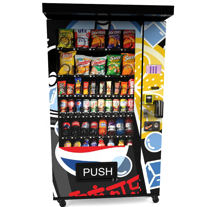 Self-service cold drink beverage vending machine custom vending machine glass bottle vending machines