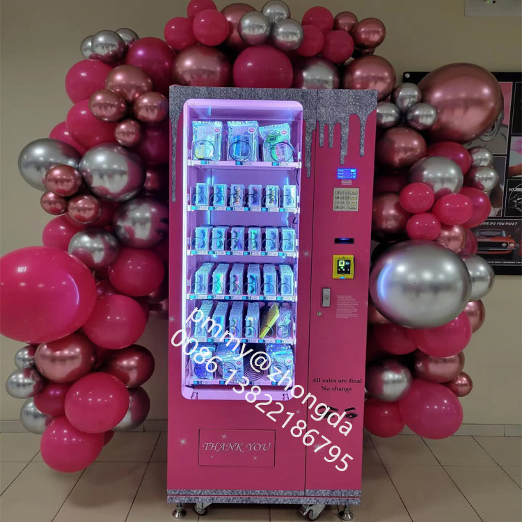 Zhongda  slim size mini beauty vending machine cosmetic vending machine