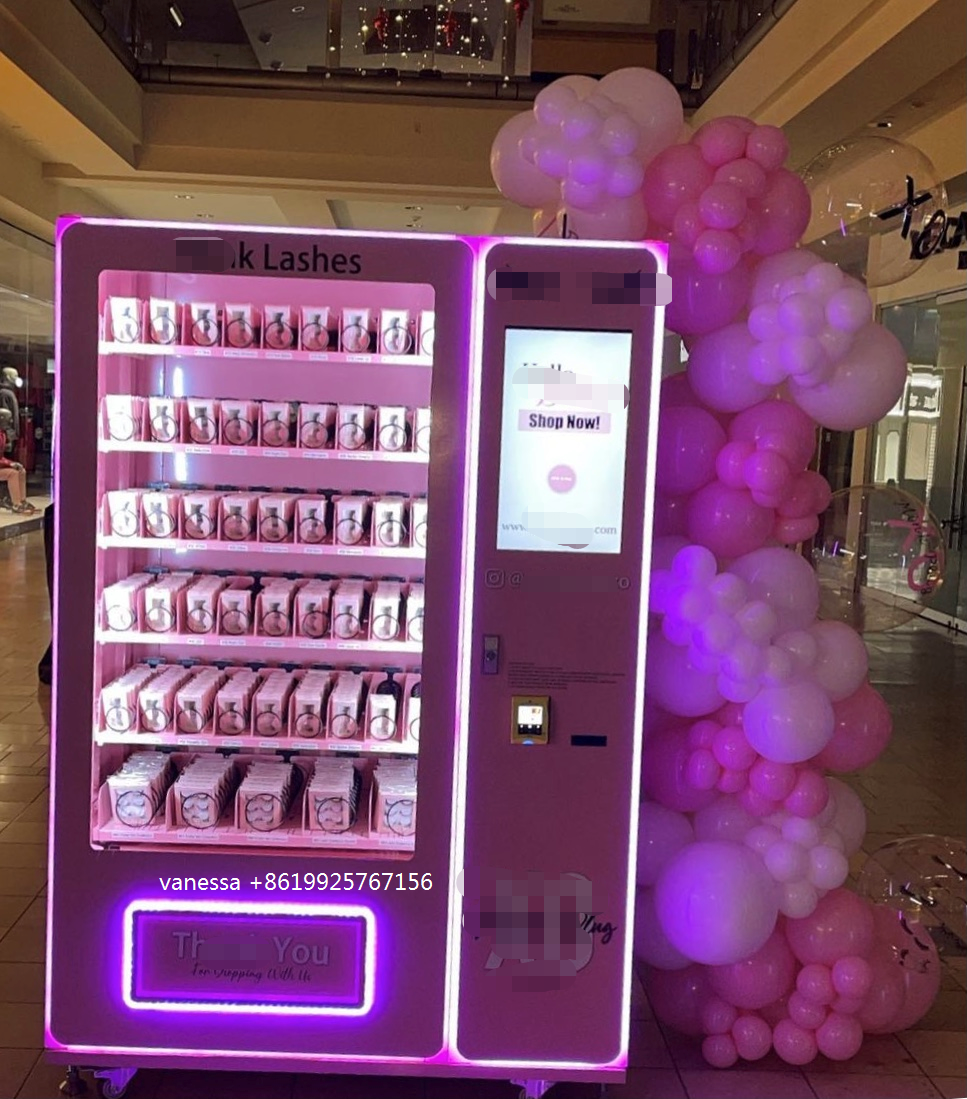 Wholesale beauty lashes hair Vending Machine with Spiral Dispenser