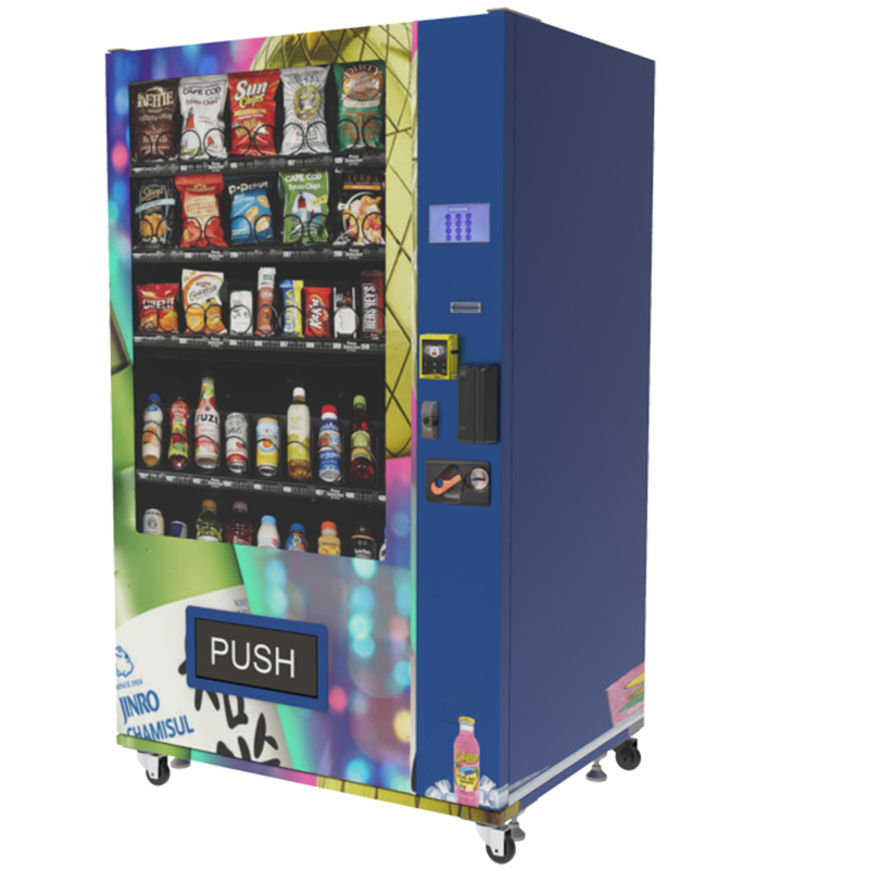 smart condom  vendo machine combo protein shake food and drink vending machine for foods and drinks