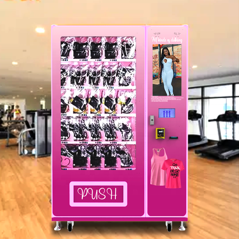 Automatic  22 inches digital touch screen socks T-shirt sport clothes vending machine for sale