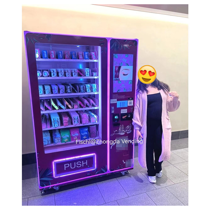 2024 Newest design smart vending machines sale eyelashes, hair, nail art vending machine