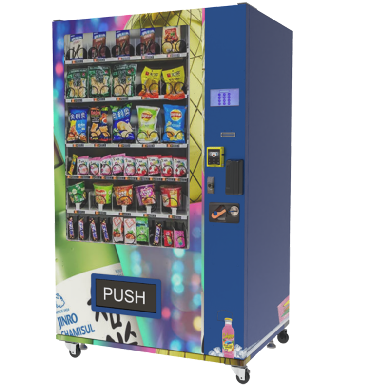 smart condom  vendo machine combo protein shake food and drink vending machine for foods and drinks