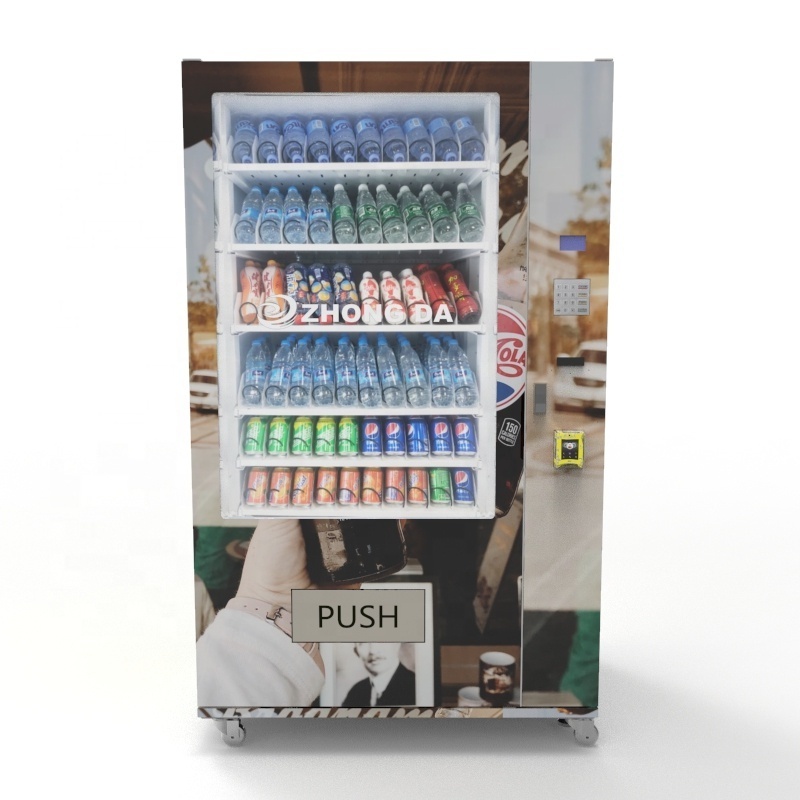 High Tech Vending Machine For Sale Cooling System Elevator Drink Vending Machine