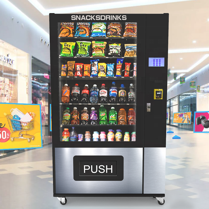 Outdoor Business Self-service Fresh Food Drink Machine Fully Automatic Snack Vending Machines