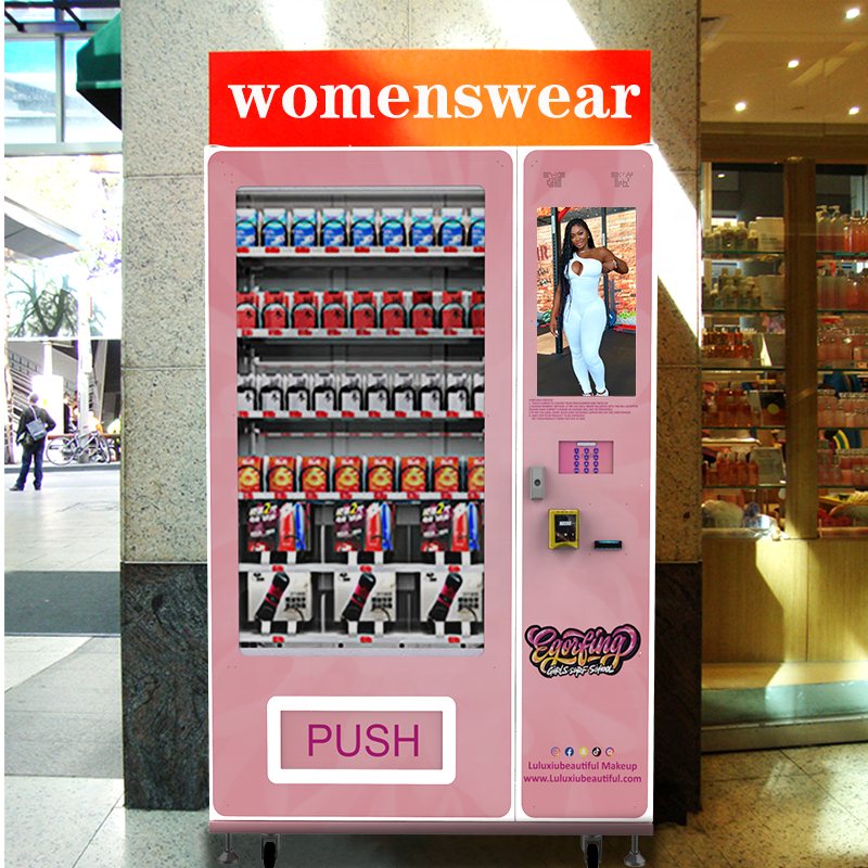 24 hours self-service 22 inches electronic touch screen socks clothes vending machine for sale