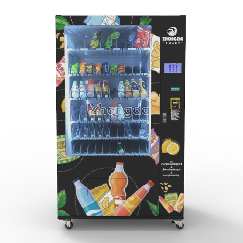 Custom Adjustable Slots Elevator Fruit Automatic Cake Milk Orange Juice Vending Machine