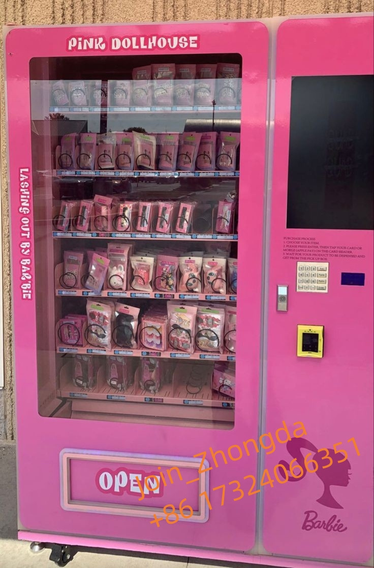 Zhongda custom nail salon beauty nail polish vending machine eyelash hair vending machine