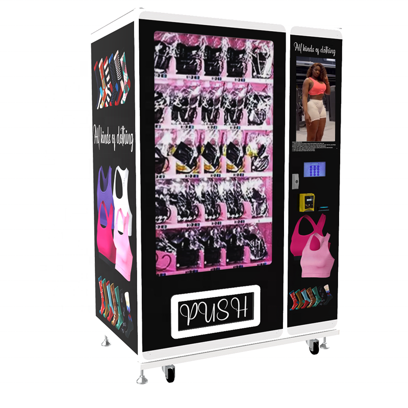 Automatic  22 inches digital touch screen socks T-shirt sport clothes vending machine for sale