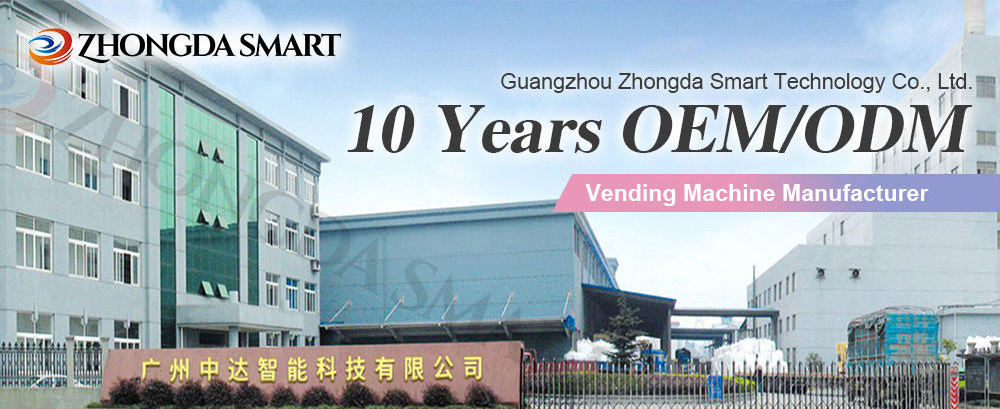 Zhongda intelligent high quality press on nail vending machine with cashless payment system perfume vending machine