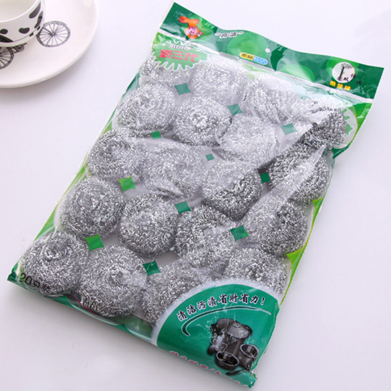 Stainless steel wire balls Cleaning balls kitchen sponge appliances Cleaning brushes sponges cleaning  stainless steel balls