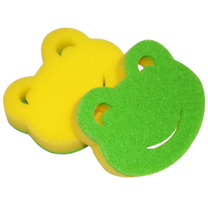 Frog composite magic sponge dishwashing block kitchen brush pots and pans brush bowl cleaning brush hundred cleaning cloth