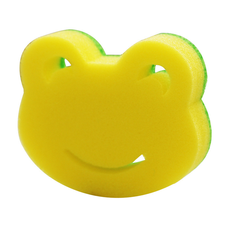 Frog composite magic sponge dishwashing block kitchen brush pots and pans brush bowl cleaning brush hundred cleaning cloth