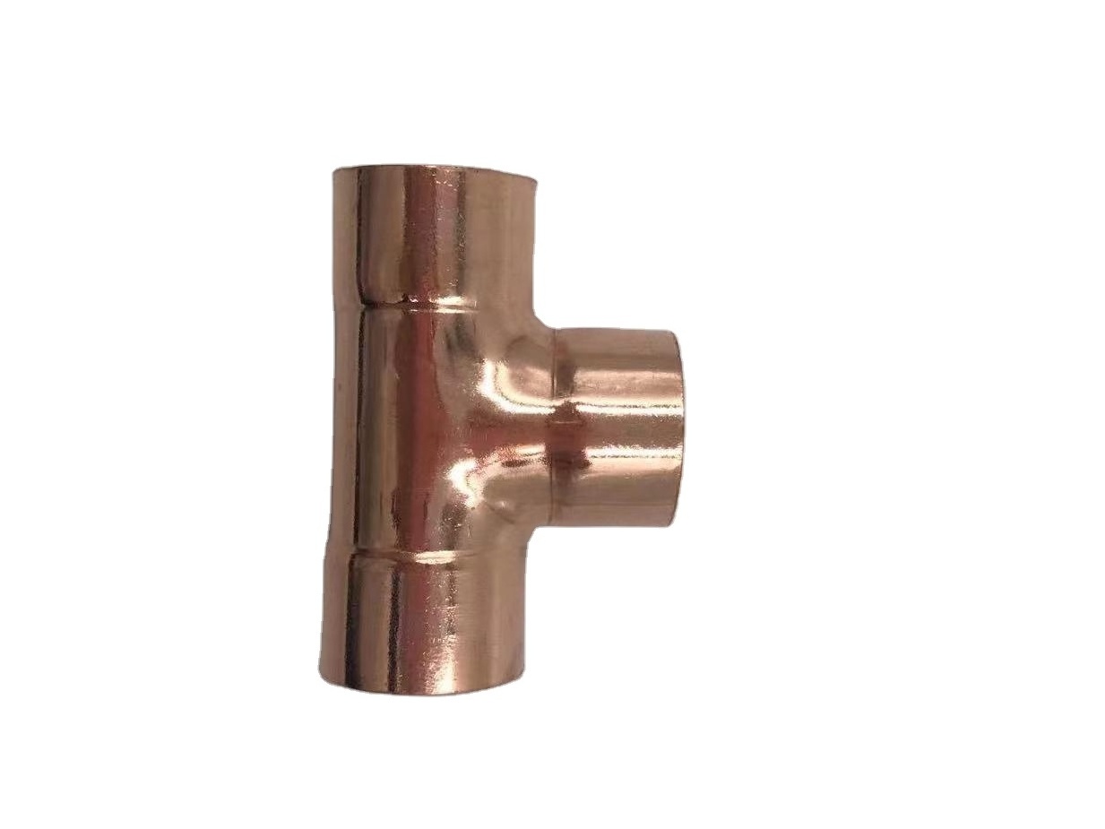 copper fittings plumbing material three Way four Way Copper Female Equal copper pipe fittings