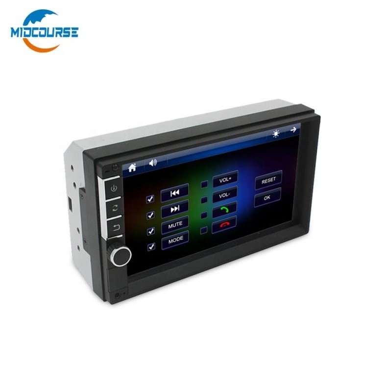 MIDCOURSE 7105BCar MP5 player car radio BT phone music mirror link rear view camera function car camera MP3 MP4 HD player