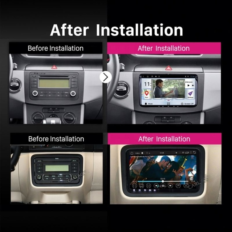 Car Multimedia player Autoradio 2 Din 9 Inch Car Radio Audio For VW/Golf/MK6/MK5/Passat/Jetta/T5/EOS/SEAT/POLO/Touran/Sharan GPS