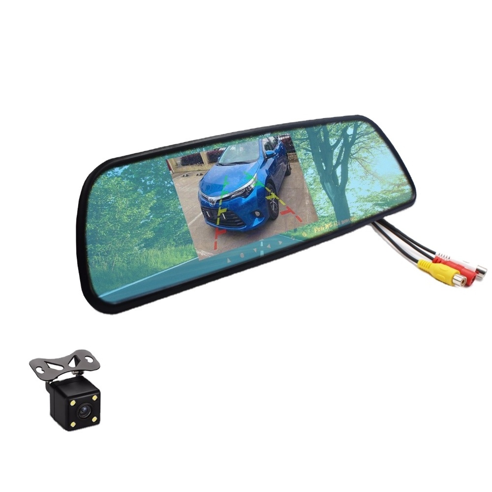 Hot Sale Cheap 4.3 Inch Rear View Mirror Monitor and Reversing Camera Kit