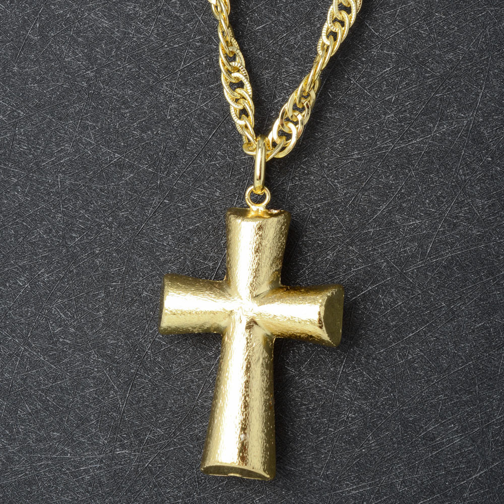 Christmas jesus big cross pendant chain necklace with pendant