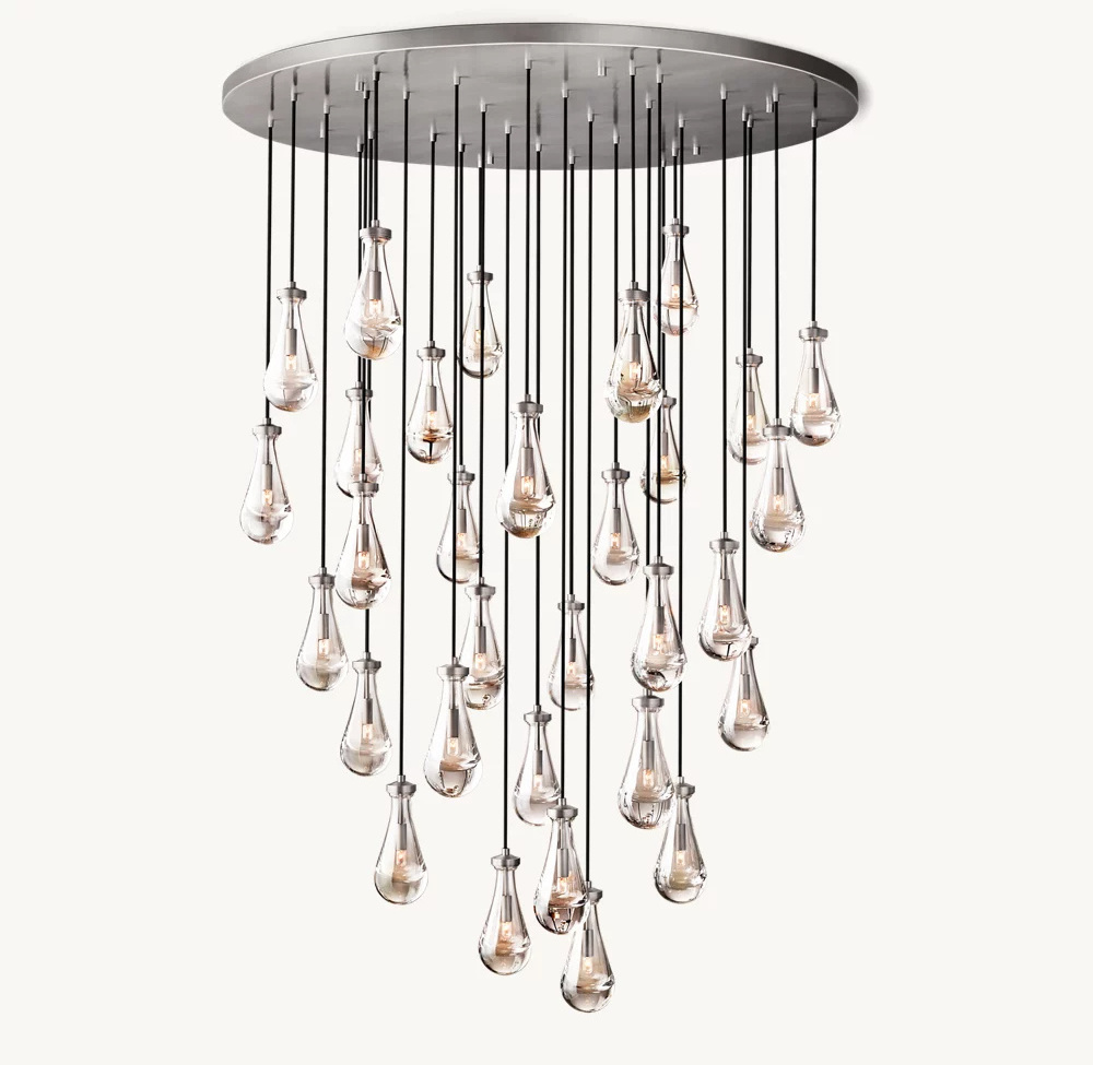 Lamp Raindrop Spiral Crystal Chain Chandelier Style Raindrop Square Top Crystal Chandelier Drop Light