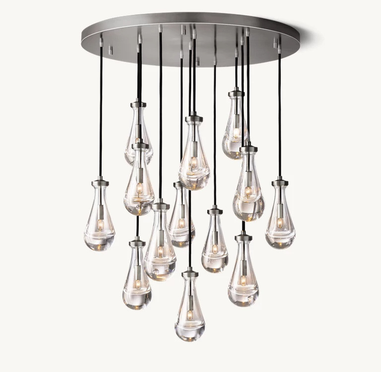 Lamp Raindrop Spiral Crystal Chain Chandelier Style Raindrop Square Top Crystal Chandelier Drop Light