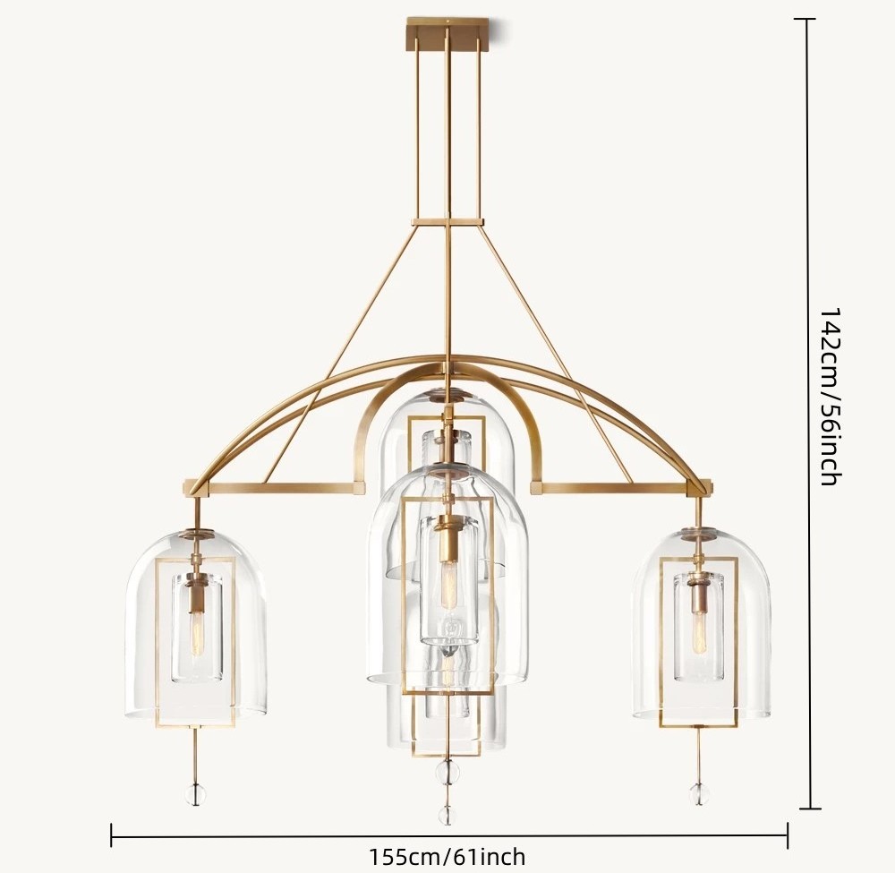 61inch Kitchen Lighting Modern Chandelier Luxury For Home Lamp Bar Retro Decoration Restaurant Chandelier