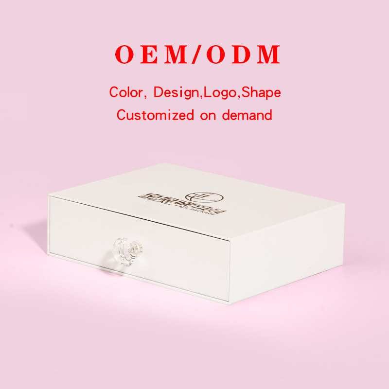 Custom Luxury Slide Drawer Pink Hair Extensions Wigs Packaging Boxes Hair Bundle Packaging Box With Satin Wig Bag For Bundles