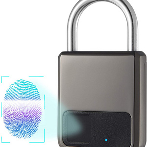 Traveling Portable Rechargeable Battery Smart Fingerprint Padlock for Handbag Luggage