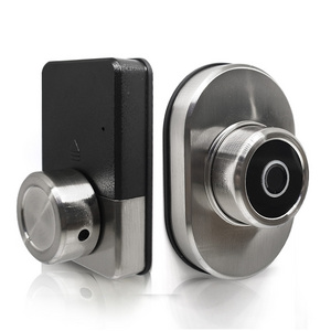 Zinc Alloy  Fingerprint Smart Safety Single Cylinder Key Metal Deadbolt Latch Knob Door Lock