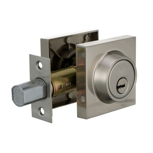 Heavy Duty Square Zinc Alloy Hotel Room Residential Single Deadbolt mechanical Locks with key