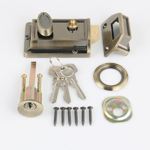 Zinc Alloy Cylinder Security Door Rim Lock Rim Lock Latch Bolt Rim Gate Lock