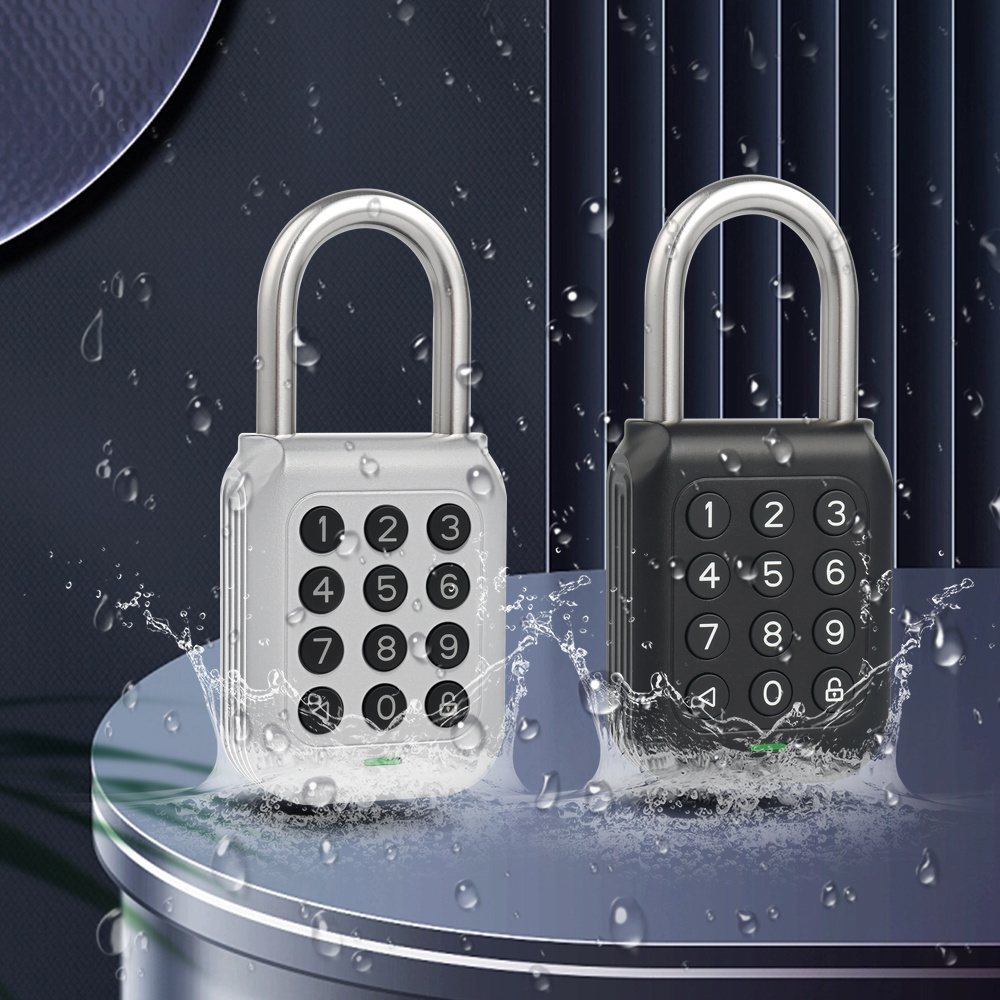 Outdoor Waterproof Smart Padlocks Zinc Alloy Electronic Padlocks Wholesale Heavy Duty Padlock