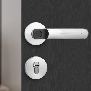 Apartment electric fingerprint smart door lock Wood Door Lever Smart Lock Mortise Cerraduras Inteligentes Home Fingerprint Lock