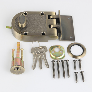 High quality Jimmy-proof manufacturers door rim lock factory price zinc alloy security lock