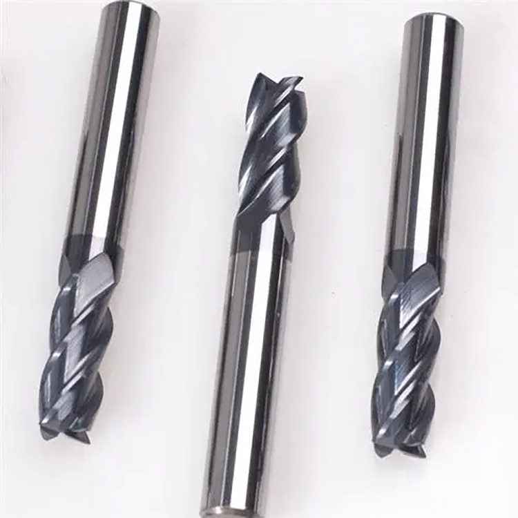 Made in China tungsten carbide TIALN end mill R0.5R0.75 R1 R1.5R2 R2.5R3 R4 R5 45 degree chamfered end mill