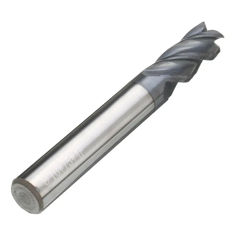 Made in China tungsten carbide TIALN end mill R0.5R0.75 R1 R1.5R2 R2.5R3 R4 R5 45 degree chamfered end mill