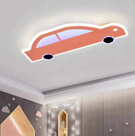 Modern cartoon LED kids lamp boy room cars modeling ceiling light children's bedroom eye protection Kids Lamp